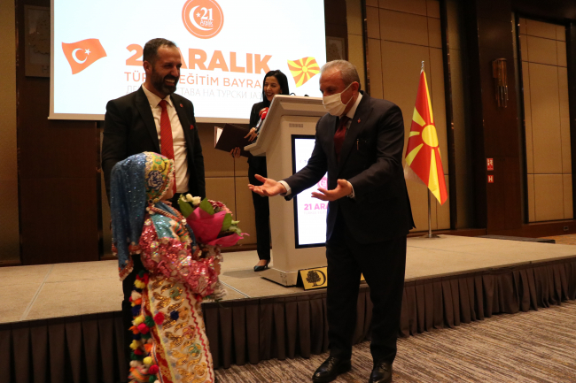 TBMM Başkanı Şentop Türkçe Eğitim Bayramı resepsiyonuna katıldı