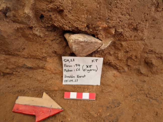 Çatalhöyük'te 8 bin 500 yıllık heykelcik bulundu