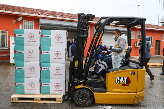 İstanbul'a yerli aşı TURKOVAC'ın ilk sevkiyatı yapıldı