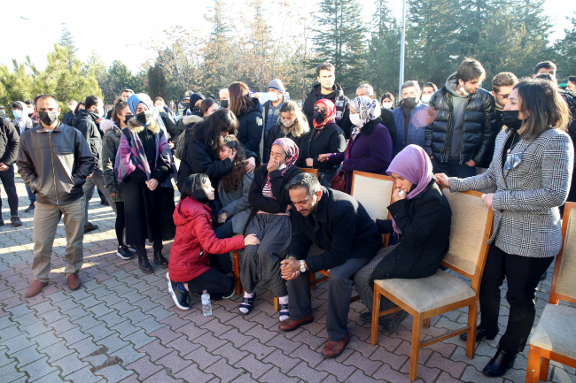Kayseri'de kazada hayatını kaybeden öğrenciler için tören düzenlendi