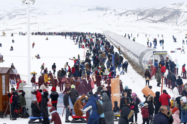Erciyes'te pistlere yoğun ilgi