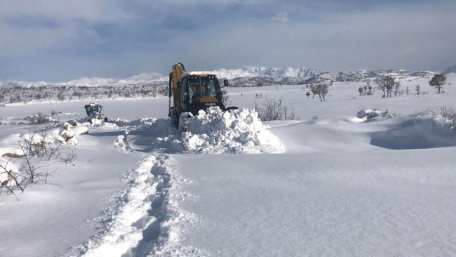 Diyarbakır son 49 yılın en yoğun kar yağışıyla mücadele ediyor