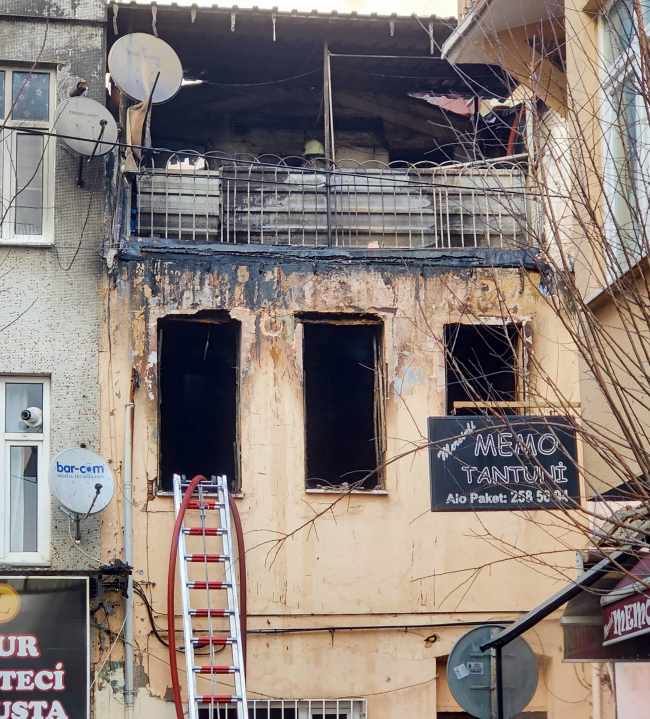 Ortaköy'deki yangında 1 kişi hayatını kaybetti