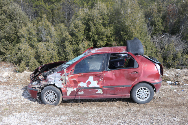 Burdur'da trafik kazası: 1 ölü, 4 yaralı