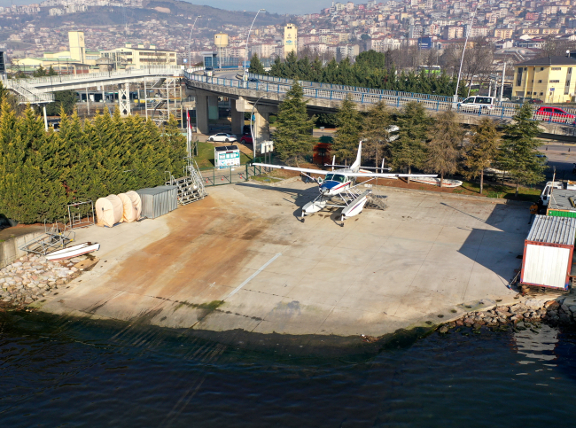 İzmit Körfezi deniz uçağıyla korunuyor