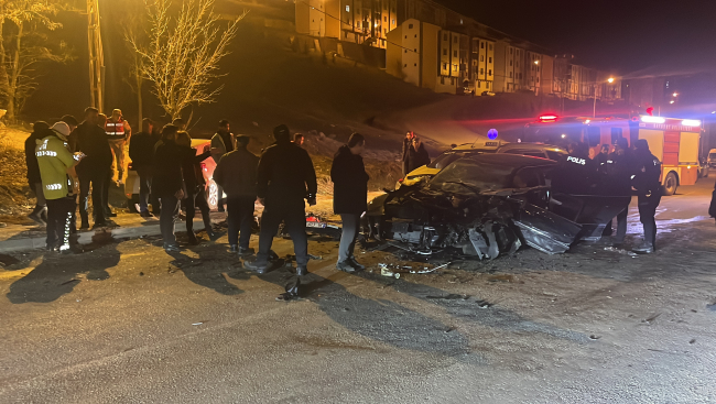 Bayburt'ta trafik kazası: 4 yaralı