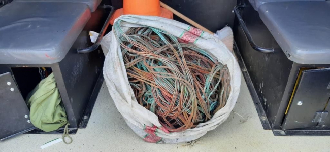 Isparta'da kablo hırsızı 4 kişi tutuklandı