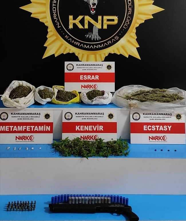 Kahramanmaraş'ta uyuşturucu operasyonu: 15 tutuklama