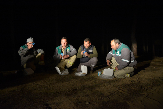 Görev başında ilk sahur heyecanı