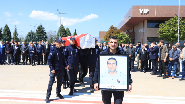 Şehit olan infaz koruma memurunun cenazesi memleketine gönderildi