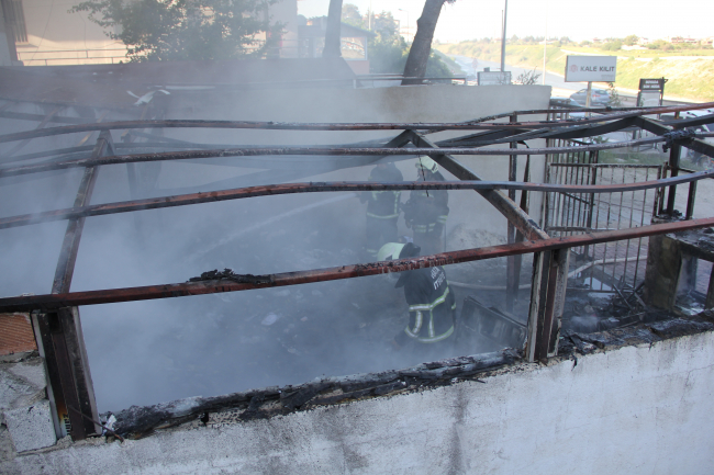 Hatay'da geri dönüşüm tesisinde yangın