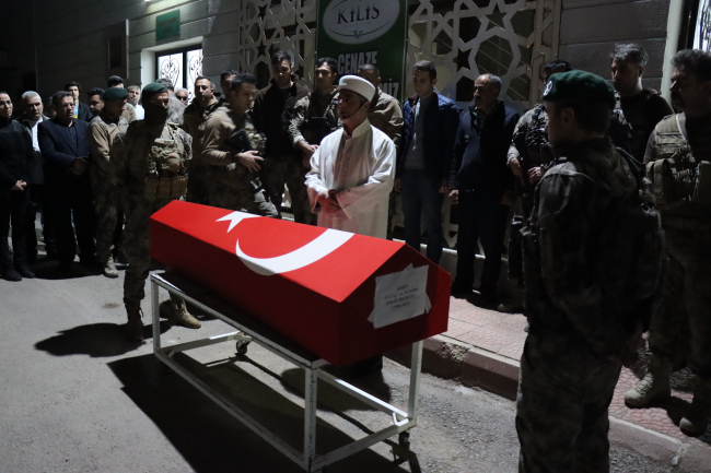 Şehit özel harekat polisi için Kilis'te tören düzenlendi