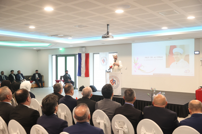 Ali Erbaş, Hollanda'da cami açılışı gerçekleştirdi