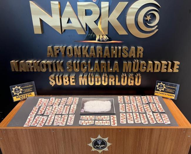 Afyonkarahisar'da uyuşturucu operasyonu: 2 tutuklama
