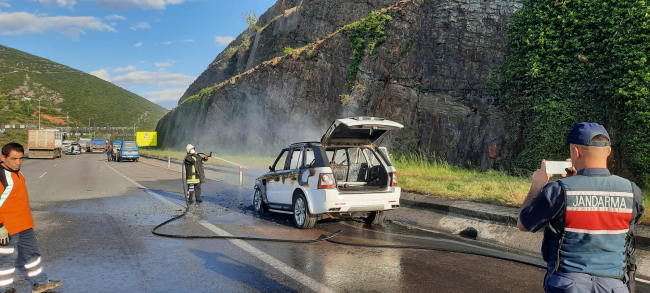 Seyir halindeyken alev alan cip kullanılamaz hale geldi