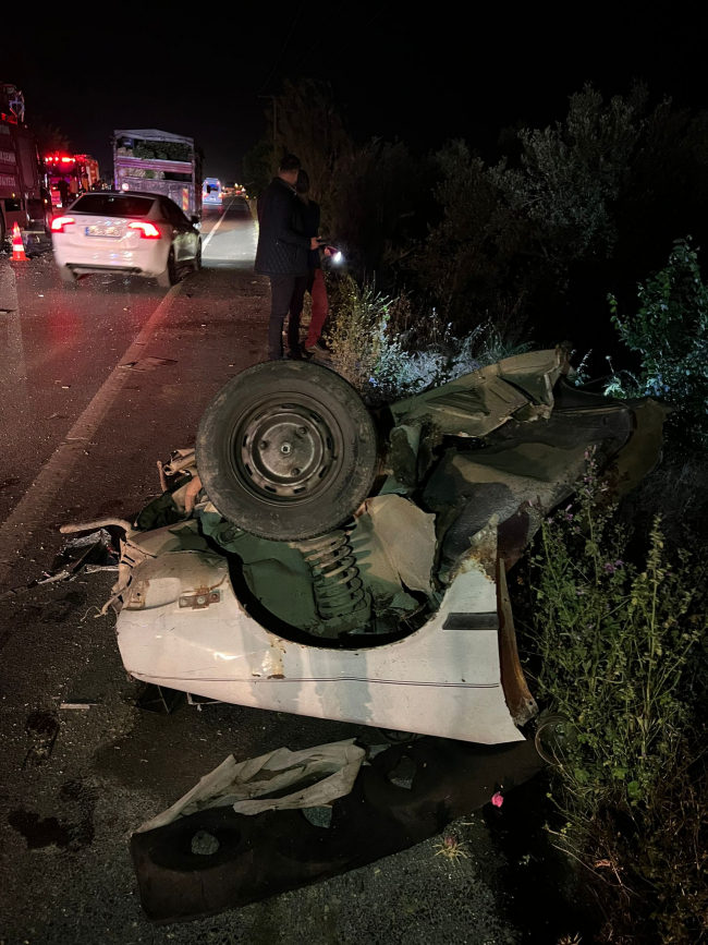 Aydın'da trafik kazası: 1 ölü, 6 yaralı