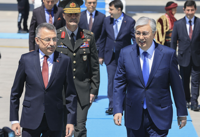 Kazakistan Cumhurbaşkanı Tokayev Türkiye'de