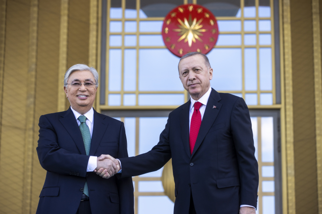 Kazakistan Cumhurbaşkanı Ankara'da