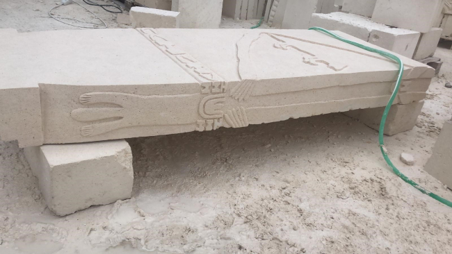 Göbeklitepe'deki dikili taşın kopyası Katar'da Dünya Kupası'nda sergilenecek