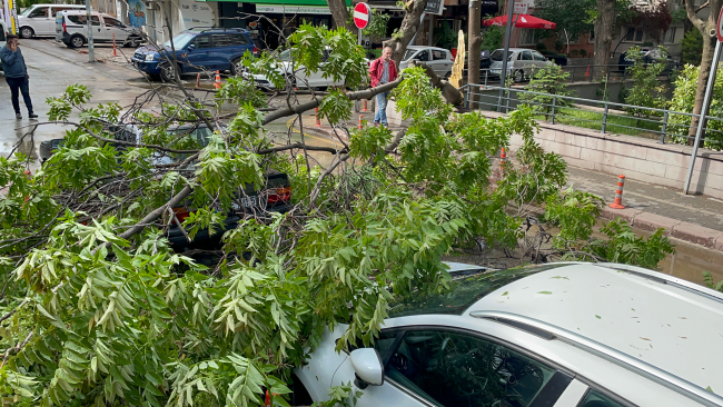 Ankara'da sağanak etkili oldu