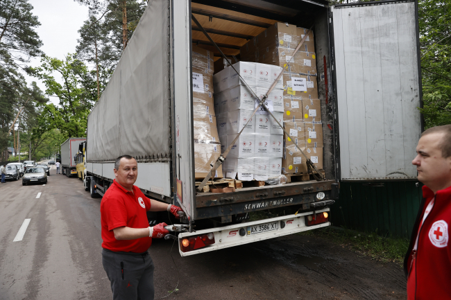 Türkiye'den Ukrayna'ya insani yardım