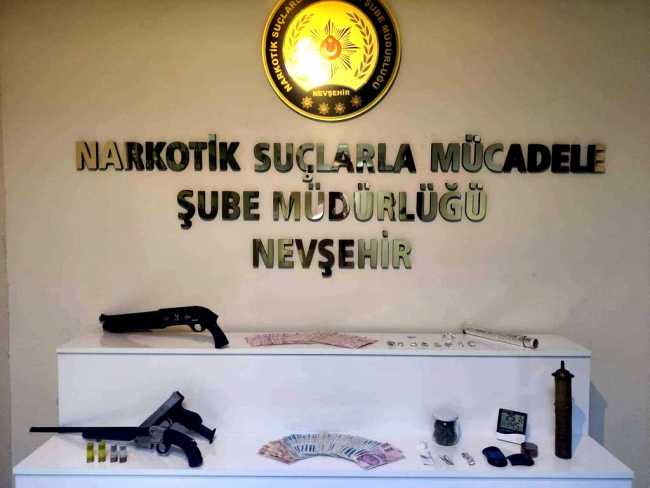 Nevşehir'de uyuşturucu operasyonu: 25 gözaltı