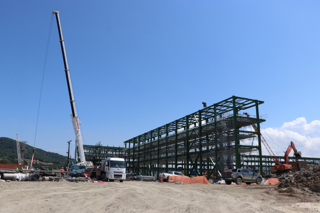 Karadeniz gazını karaya taşıyacak borular mavi sularla buluşacak