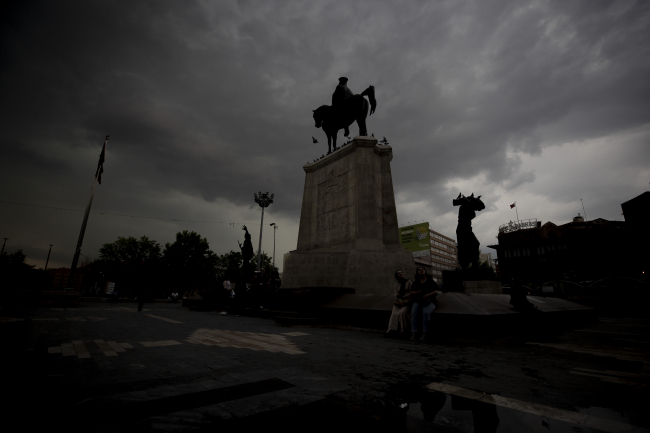 Ankara'da şiddetli yağış etkili