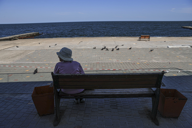 Odessa'da mayın tehlikesi nedeniyle denize girilmiyor