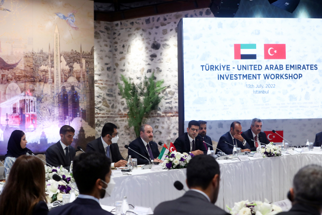 Türkiye ve BAE heyetleri yatırım çalıştayında buluştu