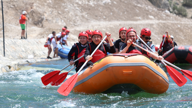 Yozgat'ta rafting heyecanı