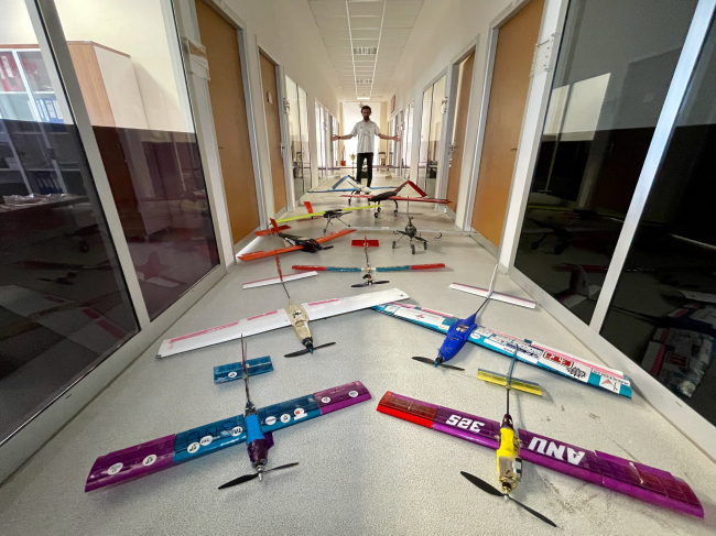 Öğrencilerin geliştirdiği "Gölge" İHA'ları izleyecek