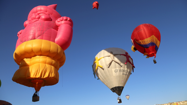 Kapadokya'da "Balonfest" şöleni