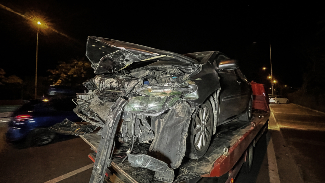 Bursa'da iki araç kazaya karıştı: 2 yaralı