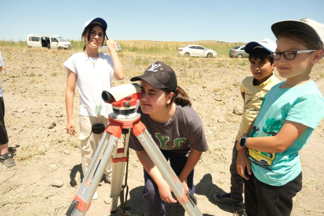 Yozgat'ta çocuklar için arkeolojik kazı etkinliği düzenlendi