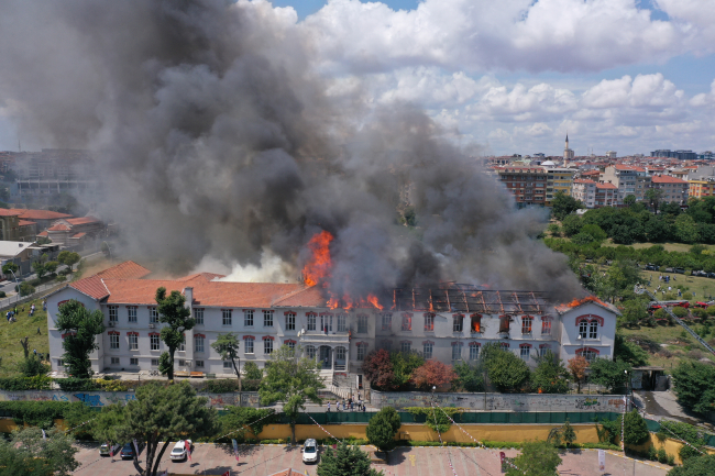 Balıklı Rum Hastanesi'nde yangın