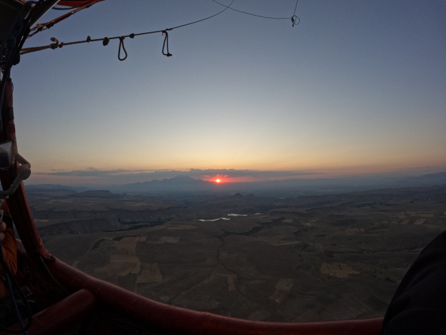 Soğanlı Vadisi'nde sıcak hava balonları havalandı