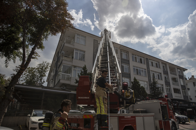 Ankara'da pastane yangını: 1 yaralı