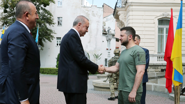 الرئيس أردوغان في قصر بوتسكي