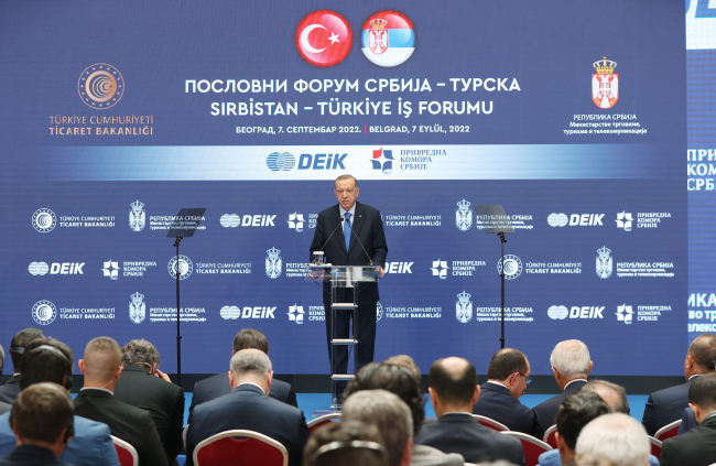 Cumhurbaşkanı Erdoğan: Sırbistan ile ticaret hacmimizi 5 milyar dolara ulaştıracağız