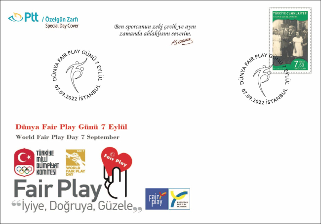 Türkiye Milli Olimpiyat Komitesi'nde "Fair Play Posta Pulu"
