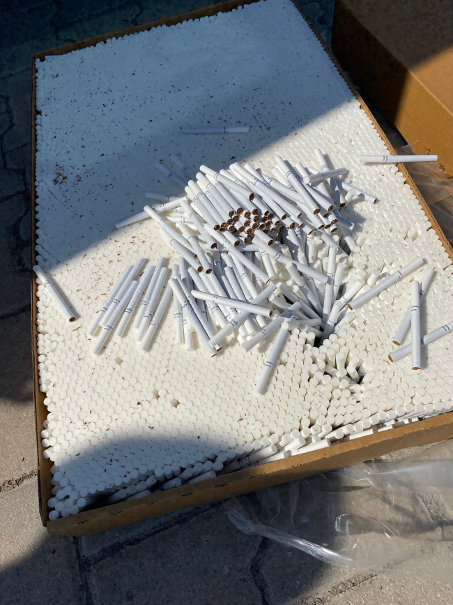 Adana'da 12 milyon 510 bin makaron ele geçirildi