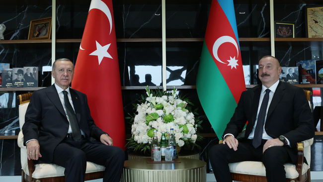 Cumhurbaşkanı Erdoğan ve Aliyev, Zengilan Havalimanı'nı açtı