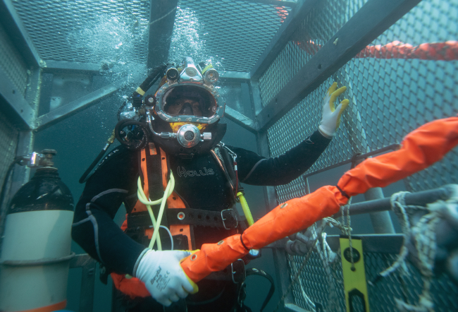Derin sulardaki işler onlara emanet: Sanayi dalgıçları