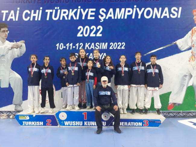 Malatyalı sporculardan Tai Chi Türkiye Şampiyonası'nda 10 madalya