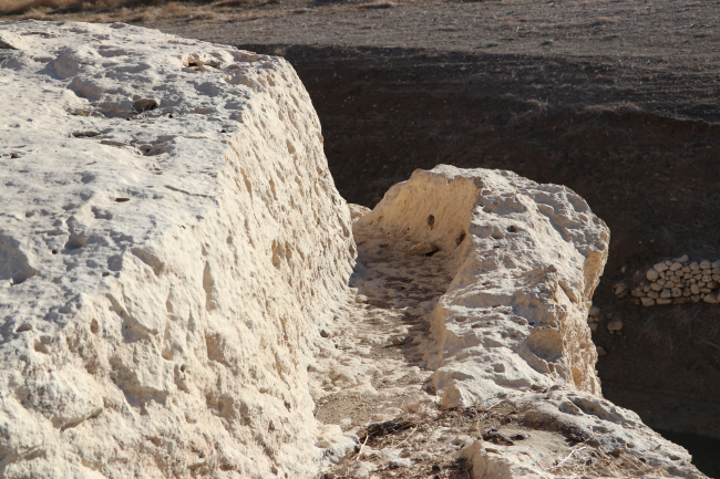 Hasankeyf'te Artuklu dönemine ait su şebekesi tespit edildi