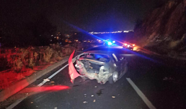 Milas-Bodrum kara yolunda kaza: 1 ölü, 1 yaralı