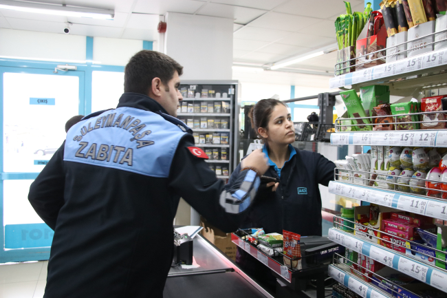 Trakya'da marketlerde fiyat denetimi yapıldı