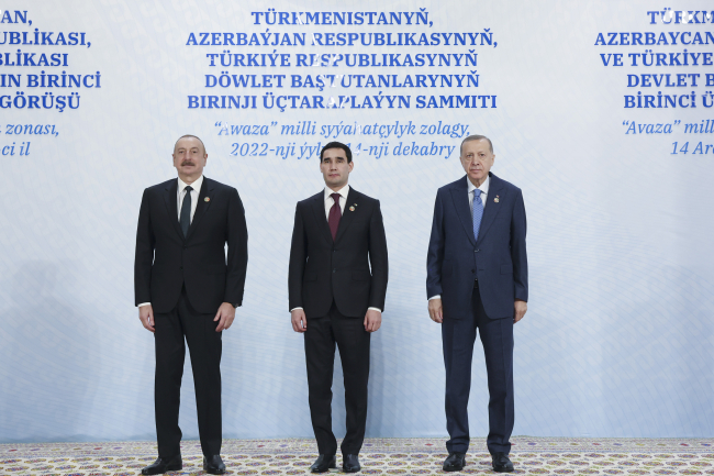 Büyük Asya buluşması: 3 lider Türkmenistan'da