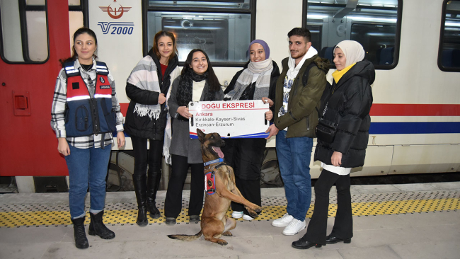 Doğu Ekspresinde renkli görüntüler